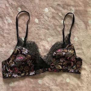 VS silk and lace bralette